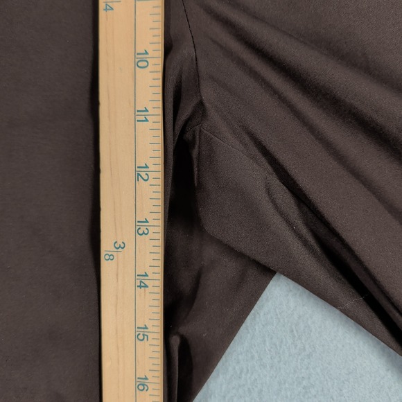 Lauren Ralph Lauren Womens Size 16W Chocolate Brown Straight Leg Pants - Picture 9 of 16